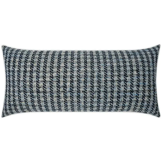 Outdoor Maxim Lumbar Pillow - Indigo-Outdoor Pillows-D.V. Kap-LOOMLAN