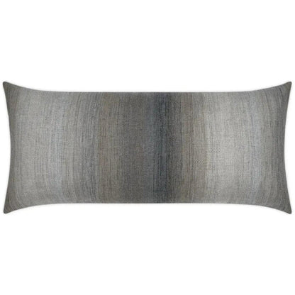 Outdoor Meditate Lumbar Pillow - Fog-Outdoor Pillows-D.V. Kap-LOOMLAN