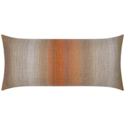 Outdoor Meditate Lumbar Pillow - Orange-Outdoor Pillows-D.V. Kap-LOOMLAN