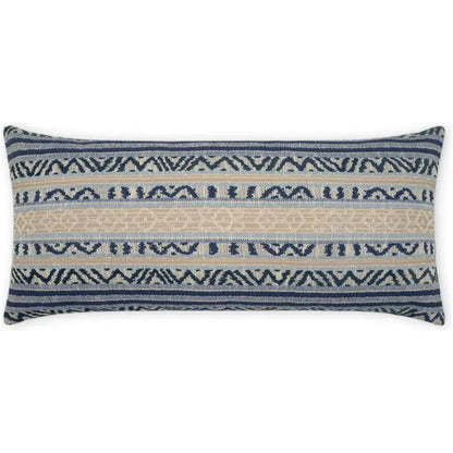 Outdoor Motiva Lumbar Pillow - Azure-Outdoor Pillows-D.V. Kap-LOOMLAN