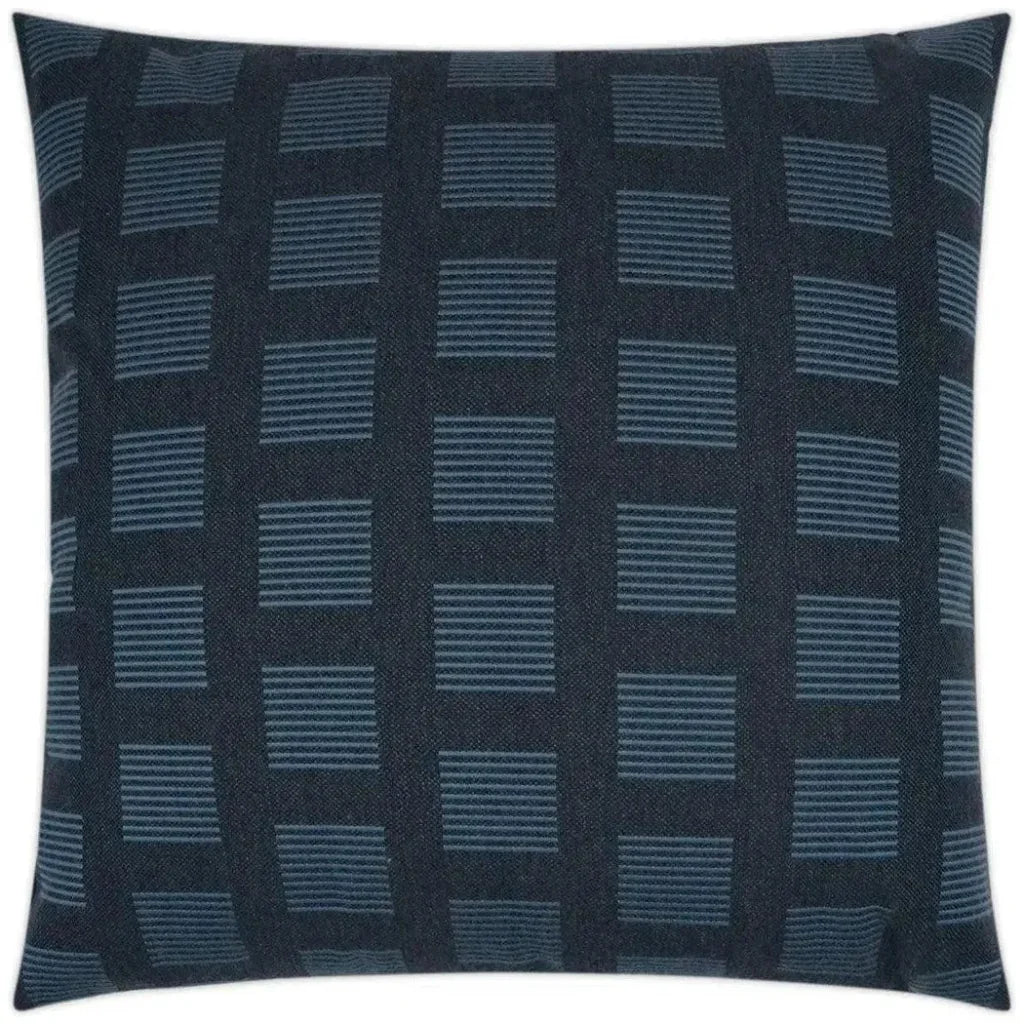 Outdoor Novara Pillow - Indigo-Outdoor Pillows-D.V. Kap-LOOMLAN