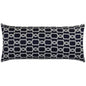 Outdoor Ocean Gate Lumbar Pillow - Navy-Outdoor Pillows-D.V. Kap-LOOMLAN