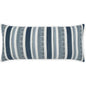 Outdoor Oriana Lumbar Pillow - Indigo-Outdoor Pillows-D.V. Kap-LOOMLAN