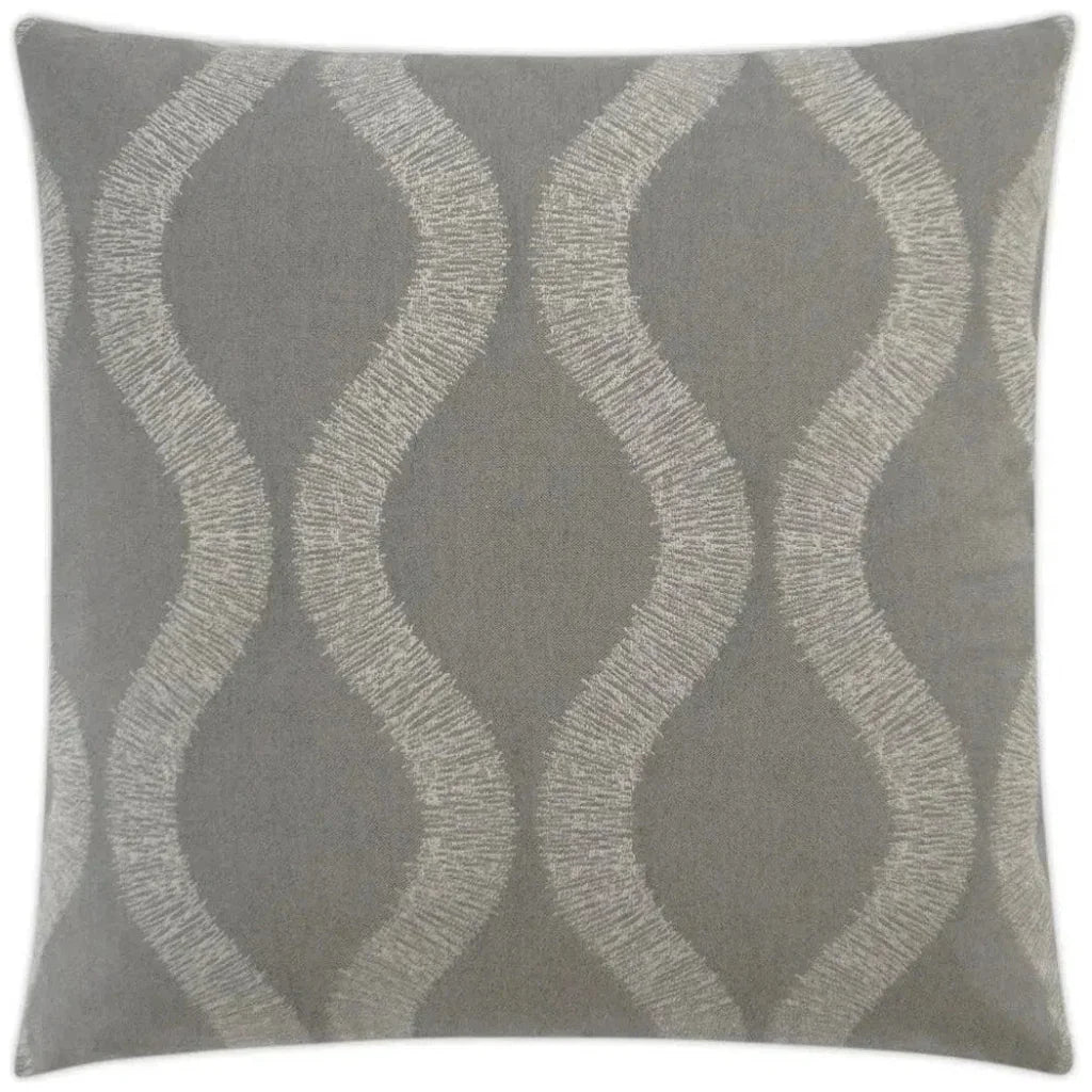 Outdoor Overlock Pillow - Stone-Outdoor Pillows-D.V. Kap-LOOMLAN