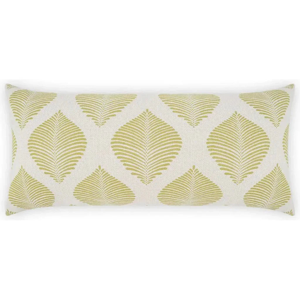Outdoor Palmero Lumbar Pillow - Green-Outdoor Pillows-D.V. Kap-LOOMLAN