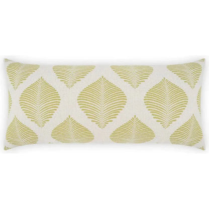Outdoor Palmero Lumbar Pillow - Green-Outdoor Pillows-D.V. Kap-LOOMLAN