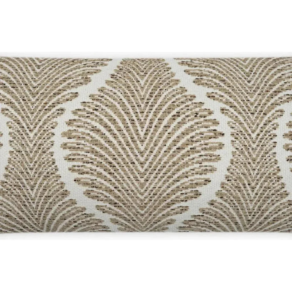 Outdoor Palmyra Lumbar Pillow - Taupe-Outdoor Pillows-D.V. Kap-LOOMLAN