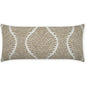 Outdoor Palmyra Lumbar Pillow - Taupe-Outdoor Pillows-D.V. Kap-LOOMLAN