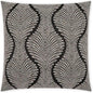Outdoor Palmyra Pillow - Black-Outdoor Pillows-D.V. Kap-LOOMLAN