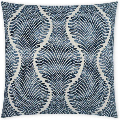 Outdoor Palmyra Pillow - Navy-Outdoor Pillows-D.V. Kap-LOOMLAN