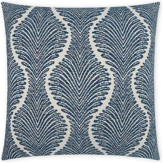 Outdoor Palmyra Pillow - Navy-Outdoor Pillows-D.V. Kap-LOOMLAN