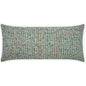 Outdoor Particle Lumbar Pillow - Blue-Outdoor Pillows-D.V. Kap-LOOMLAN