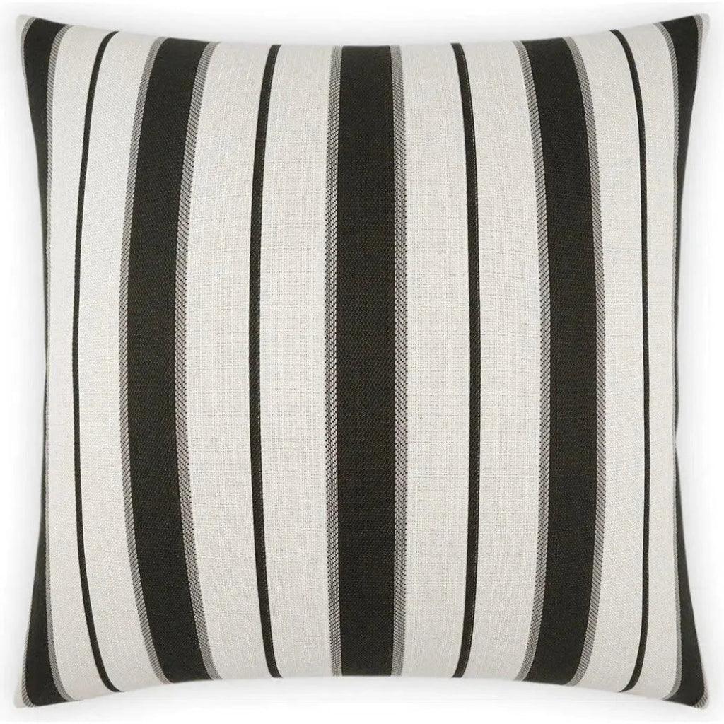 Outdoor Paruani Pillow - Ebony-Outdoor Pillows-D.V. Kap-LOOMLAN