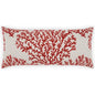 Outdoor Peggy Lumbar Pillow - Red-Outdoor Pillows-D.V. Kap-LOOMLAN