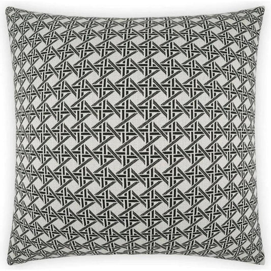 Outdoor Pella Pillow - Ebony-Outdoor Pillows-D.V. Kap-LOOMLAN