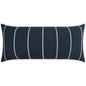 Outdoor Pencil Lumbar Pillow - Indigo-Outdoor Pillows-D.V. Kap-LOOMLAN