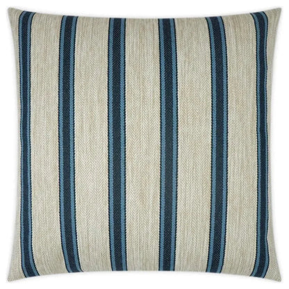 Outdoor Peyton Pillow - Navy-Outdoor Pillows-D.V. Kap-LOOMLAN