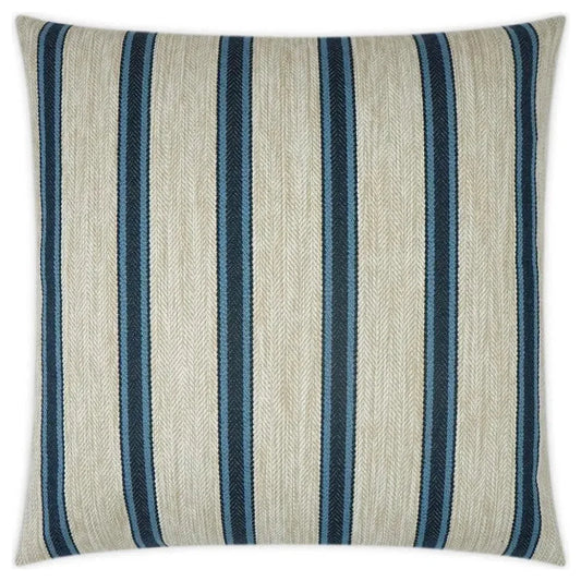 Outdoor Peyton Pillow - Navy-Outdoor Pillows-D.V. Kap-LOOMLAN