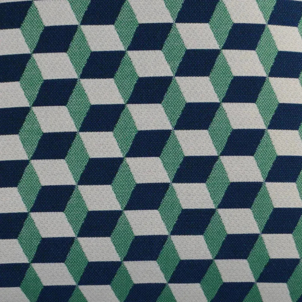 Outdoor Puzzle Pillow - Emerald-Outdoor Pillows-D.V. Kap-LOOMLAN
