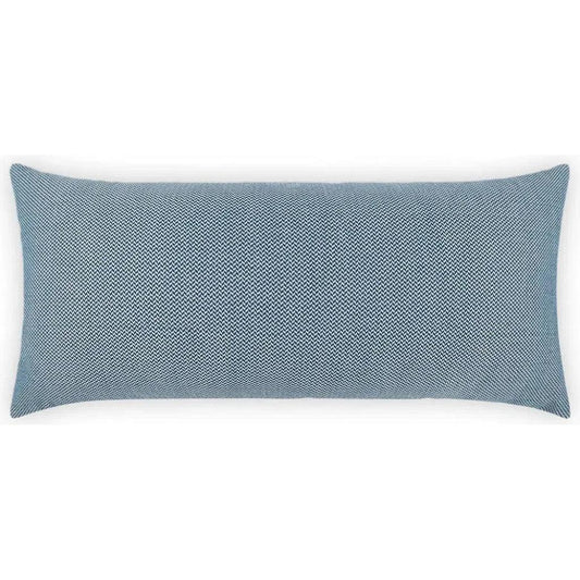 Outdoor Pyke Lumbar Pillow - Blue-Outdoor Pillows-D.V. Kap-LOOMLAN