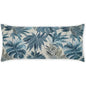 Outdoor Rain Forest Lumbar Pillow - Blue-Outdoor Pillows-D.V. Kap-LOOMLAN