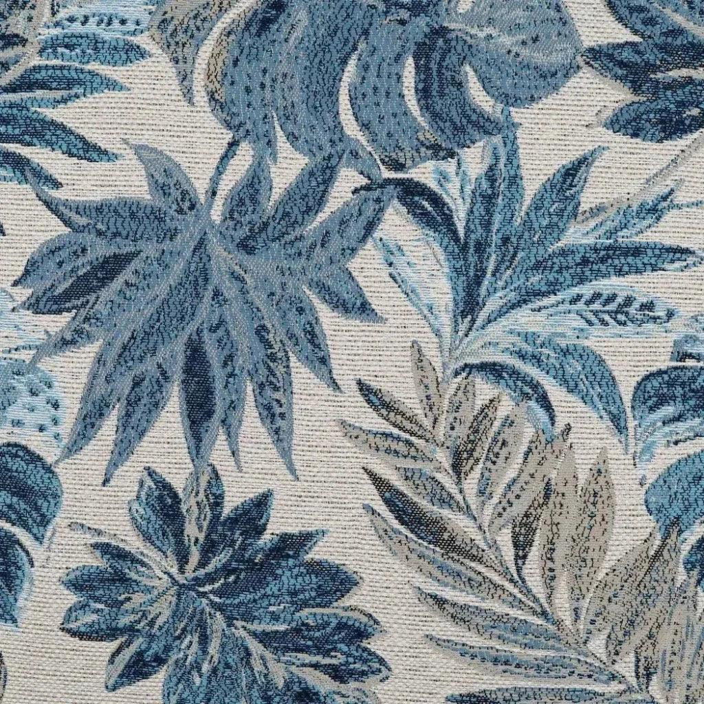 Outdoor Rain Forest Pillow - Blue-Outdoor Pillows-D.V. Kap-LOOMLAN