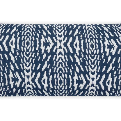Outdoor Riff Lumbar Pillow - Blue-Outdoor Pillows-D.V. Kap-LOOMLAN