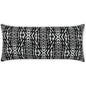 Outdoor Riff Lumbar Pillow - Ebony-Outdoor Pillows-D.V. Kap-LOOMLAN