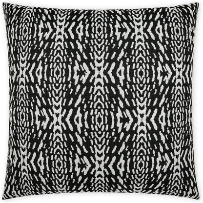 Outdoor Riff Pillow - Ebony-Outdoor Pillows-D.V. Kap-LOOMLAN
