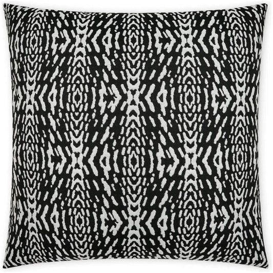 Outdoor Riff Pillow - Ebony-Outdoor Pillows-D.V. Kap-LOOMLAN