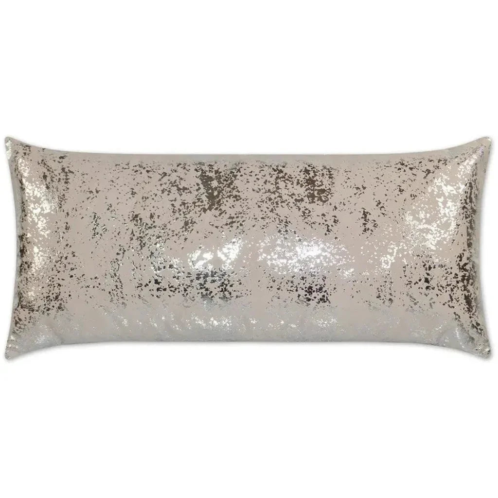 Outdoor Sand Dune Lumbar Pillow - Pebble-Outdoor Pillows-D.V. Kap-LOOMLAN