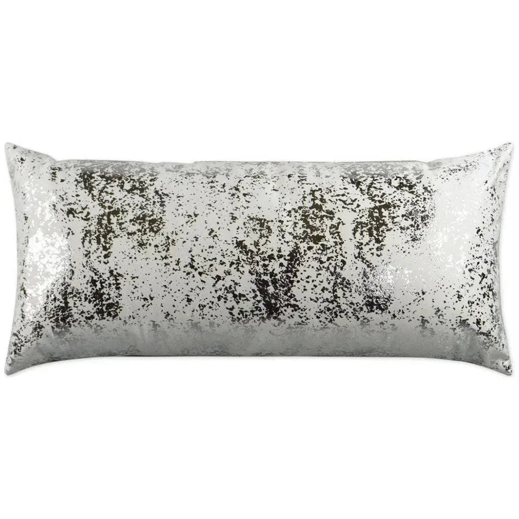 Outdoor Sand Dune Lumbar Pillow - White-Outdoor Pillows-D.V. Kap-LOOMLAN