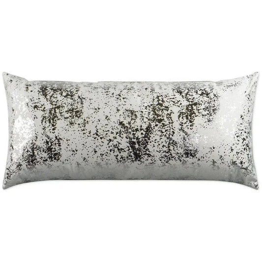 Outdoor Sand Dune Lumbar Pillow - White-Outdoor Pillows-D.V. Kap-LOOMLAN