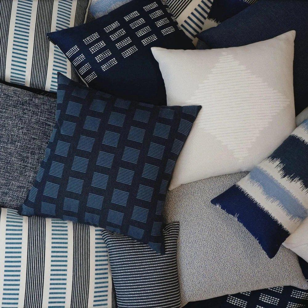 Outdoor Sideline Pillow - Indigo-Outdoor Pillows-D.V. Kap-LOOMLAN
