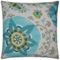 Outdoor Silsila Pillow - Turquoise-Outdoor Pillows-D.V. Kap-LOOMLAN