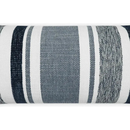 Outdoor Skandia Lumbar Pillow - Indigo-Outdoor Pillows-D.V. Kap-LOOMLAN