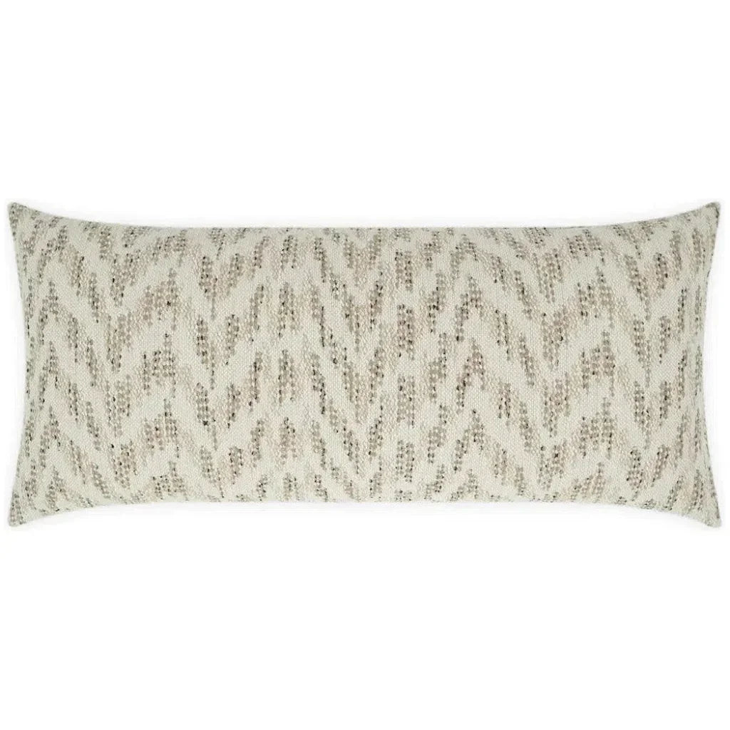 Outdoor Sliderule Lumbar Pillow - Natural-Outdoor Pillows-D.V. Kap-LOOMLAN