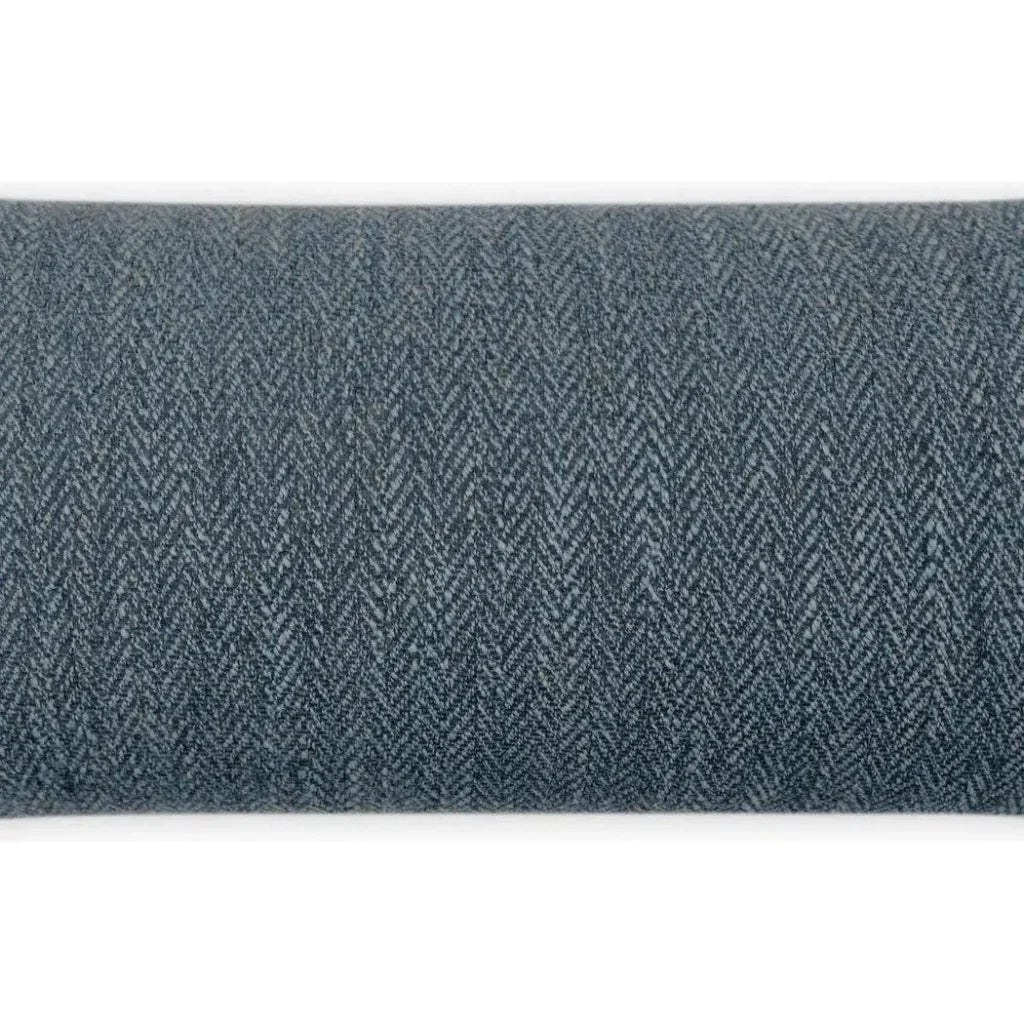 Outdoor Stratford Lumbar Pillow - Denim-Outdoor Pillows-D.V. Kap-LOOMLAN