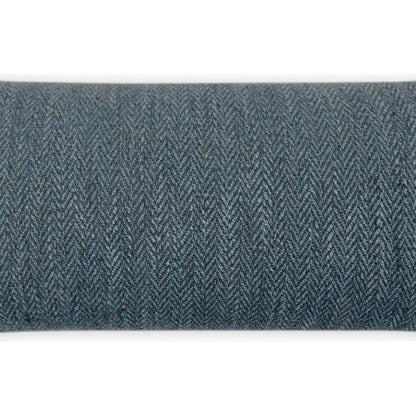 Outdoor Stratford Lumbar Pillow - Denim-Outdoor Pillows-D.V. Kap-LOOMLAN