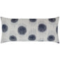 Outdoor Sumatra Dot Lumbar Pillow - Indigo-Outdoor Pillows-D.V. Kap-LOOMLAN