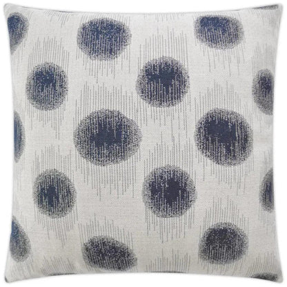 Outdoor Sumatra Dot Pillow - Indigo-Outdoor Pillows-D.V. Kap-LOOMLAN