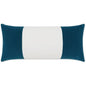 Outdoor Sundance Band Lumbar Pillow - Peacock-Outdoor Pillows-D.V. Kap-LOOMLAN