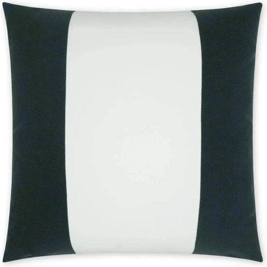 Outdoor Sundance Band Pillow - Charcoal-Outdoor Pillows-D.V. Kap-LOOMLAN