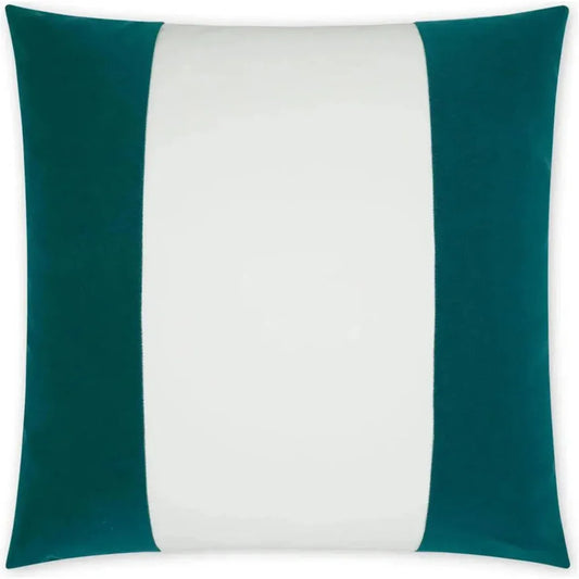 Outdoor Sundance Band Pillow - Peacock-Outdoor Pillows-D.V. Kap-LOOMLAN