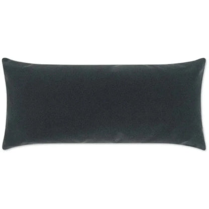 Outdoor Sundance Duo Lumbar Pillow - Charcoal-Outdoor Pillows-D.V. Kap-LOOMLAN