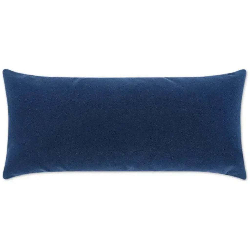 Outdoor Sundance Duo Lumbar Pillow - Navy-Outdoor Pillows-D.V. Kap-LOOMLAN