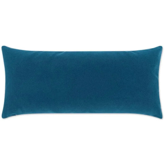 Outdoor Sundance Duo Lumbar Pillow - Peacock-Outdoor Pillows-D.V. Kap-LOOMLAN