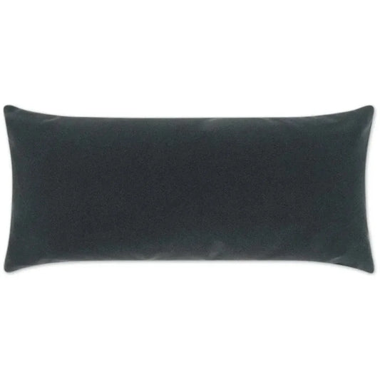 Outdoor Sundance Lumbar Pillow - Charcoal-Outdoor Pillows-D.V. Kap-LOOMLAN