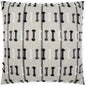 Outdoor Tassel Stripe Pillow - Grey-Outdoor Pillows-D.V. Kap-LOOMLAN