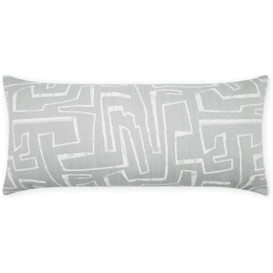 Outdoor Theon Lumbar Pillow - Grey-Outdoor Pillows-D.V. Kap-LOOMLAN